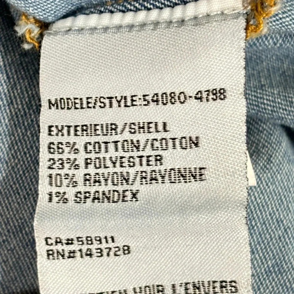 Tribal Jeans Denim Jacket NWT - Picture 5 of 5